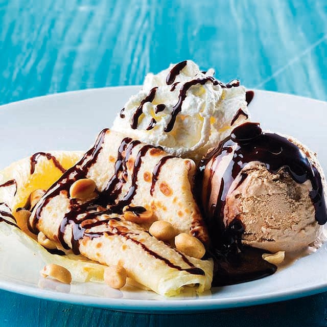 Crepe de chocolate y dulce de leche Crepe de chocolate y dulce de leche